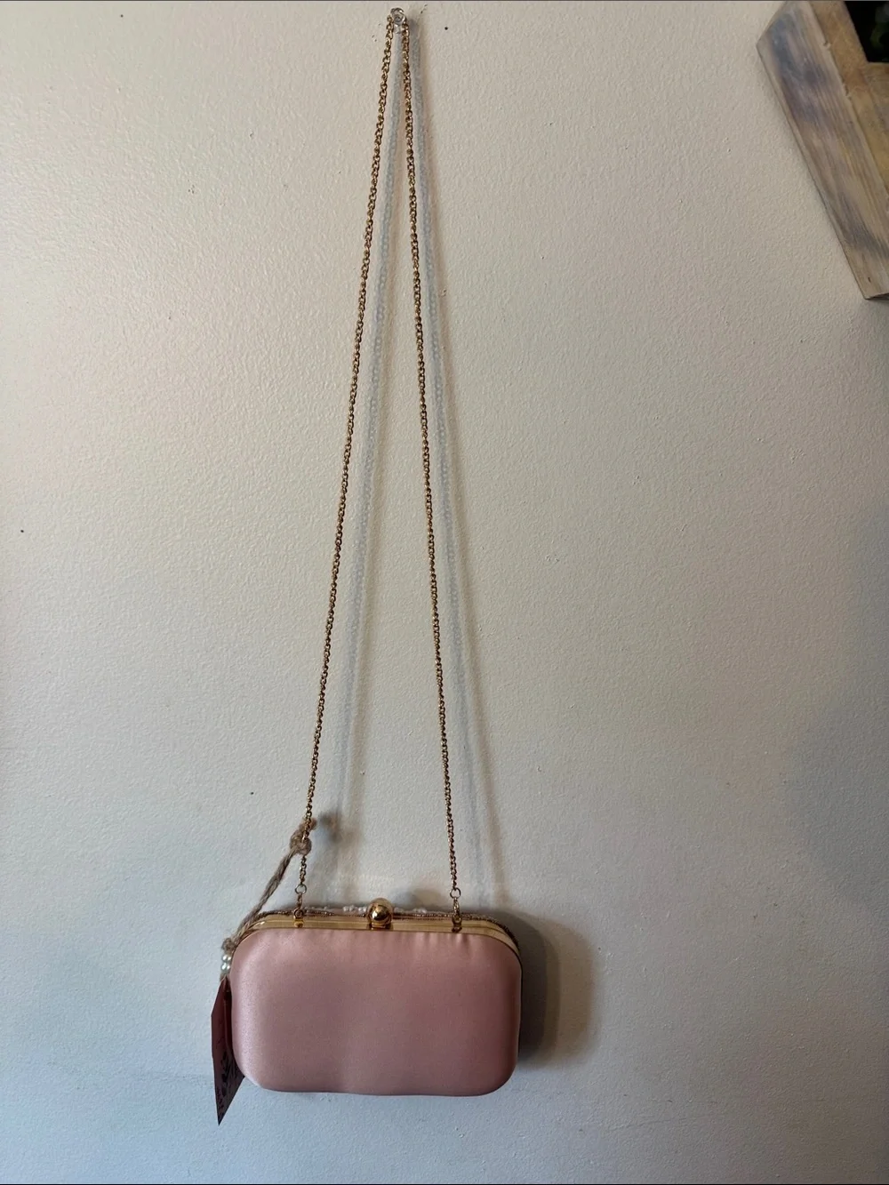 Embellished Pink Floral Evening Clutch